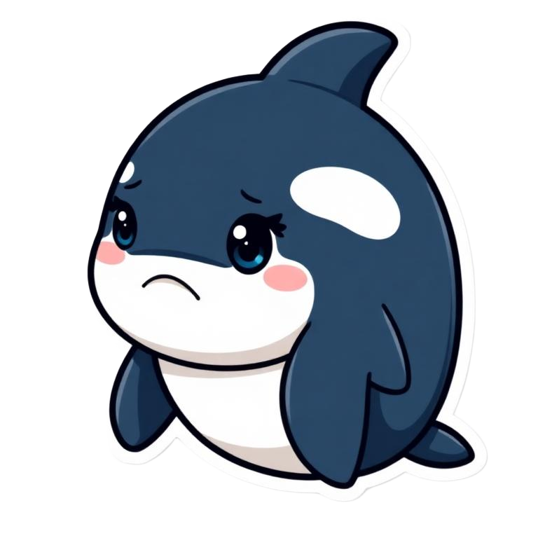 KISKA orca mascot